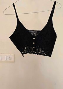 Primark Black Lace Cami Top