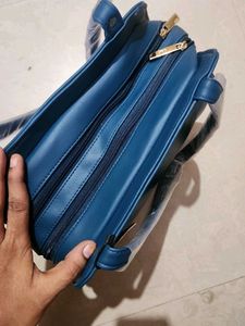 Stylish Blue Handbag