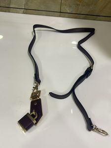 Designer Bag Strap with Lock Charm