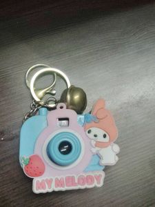 My Melody Camera Keychain
