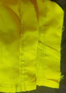 handwork yellow organza Saree