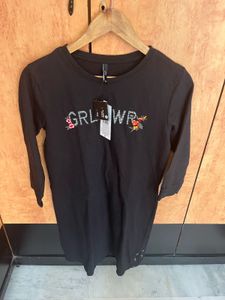 New rio Black "GRL PWR" Tunic Dress