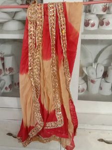 Elegant Red sherwani pattern Kurta Se with origina