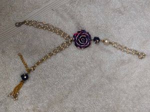 Boho Style Pearl & Rose Kamarbandh
