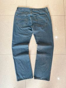 Blue Denim Straight fit Jeans