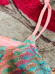 Padded Crochet Pattern  Boho Frilled  Crop Top Bus