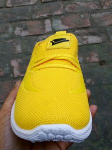 DARK YELLOW And White Combination Of Shoe for Men