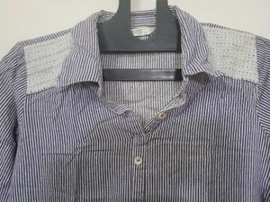 MAX Striped Casual Tunic Top