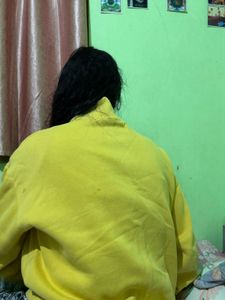 Reebok Yellow Pullover Sweatshirt