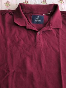 Maroon Polo T-Shirt