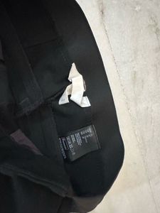 Solid black trouser