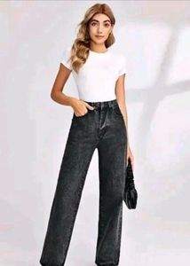 Dark Wash Wide Leg Jeans