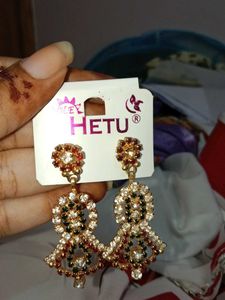 HETU Earrings with Stones
