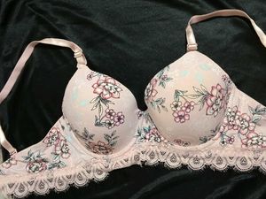 Floral Print Padded Bra