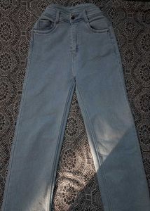 Light Wash Wide Leg Jeans