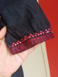 fabindia Elegant Black Kurta with