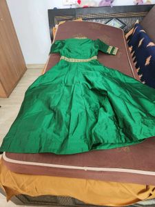 Party Wear Heavy Gown Silk