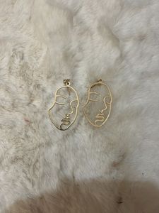 Unique Face Outline Jewelry Set