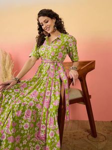 Vibrant Floral Maxi Dress