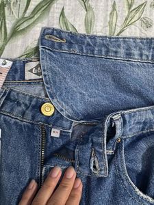 Women's Blue Wide Leg Jeans