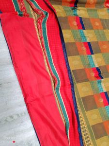 🇳🇿💫💗 Multicolour Elegant Checked Saree
