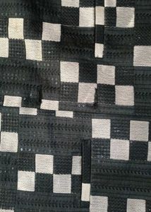 Men's Black &amp; Silver Nehru jacket