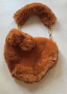 completely new Fuzzy Brown Novelty Bag