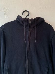 Black Zip-Up Hoodie
