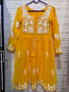 Beautiful Yellow Kurta