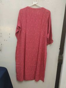 Global Desi Pink Printed Kurta