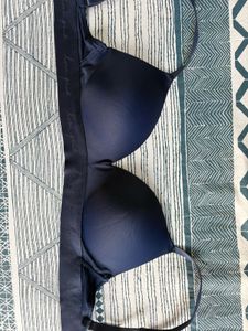 Victoria Secret Luxe Navy Blue Push Up Bra