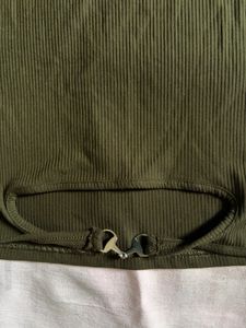 Green Crop Top – Size L from westside