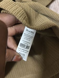 Stylish Ribbed Tie-Waist Top