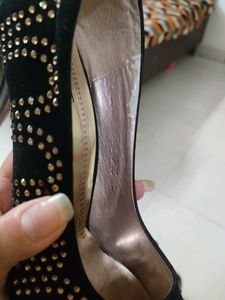 Starry Night Black Heels