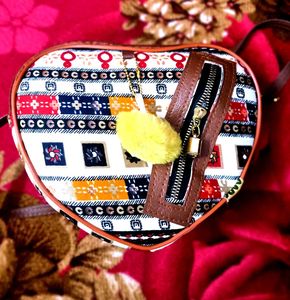 Heart-Shaped Crossbody Bag