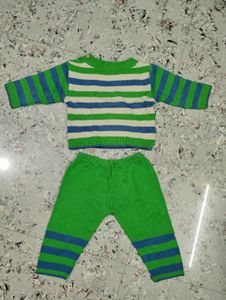 Cute Striped Sweater and Pants Set