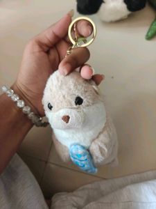 Cute Otter Plush Keychain
