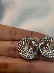 Peacock Stud Earrings