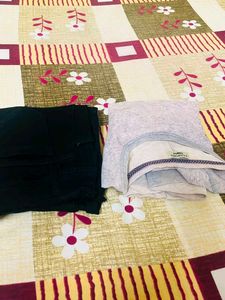 Tops With Jeans - Black & Grey