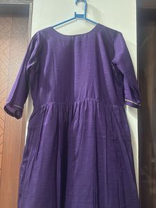 Vibrant Purple Embroidered Kurta Set