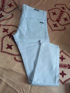 Light Blue Casual Pants