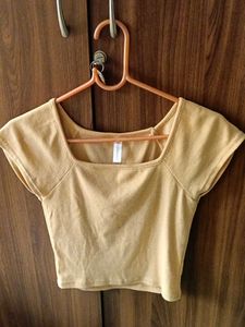 Square Neck Cropped Top