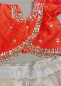 Girls' Party Wear Lehenga Choli Set