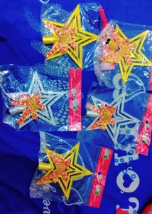 Christmas Tree top Star Five-Pointed
