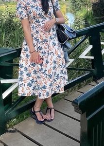 Floral Print Midi Dress