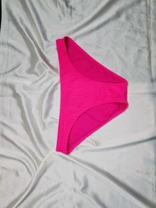 🇳🇿💫🎀Vibrant Pink Ribbed Bikini Bottom
