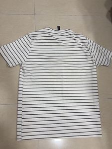 Men's Striped T-Shirt with Graphic Print