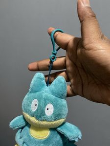Cute Pokemon Munchlax Plush Keychain