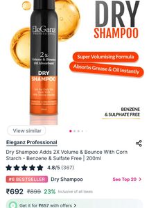 New 🆕Eleganz Professional Dry Shampoo😍