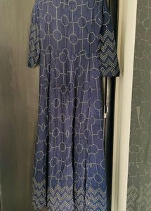 Blue Mul Cotton Dress